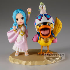 Banpresto ONE PIECE WORLD COLLECTABLE FIGURE LOG STORIES-NEFELTARI VIVI & KAROO
