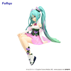 FuRyu Noodle Stopper Figure Hatsune Miku Flower Fairy Morning Glory Pink Color