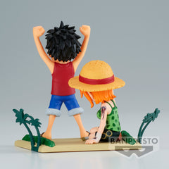 Banpresto ONE PIECE WORLD COLLECTABLE FIGURE LOG STORIES-MONKEY.D.LUFFY & NAMI-