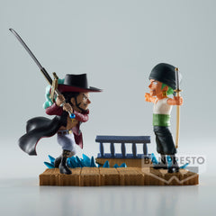 Banpresto ONE PIECE WORLD COLLECTABLE LOG STORIES-RORONOA ZORO VS DRACULE.MIHAWK-