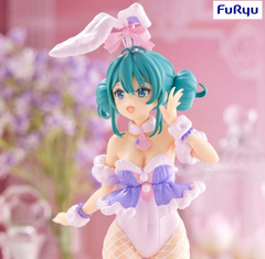 FuRyu Bicute Bunnies Hatsune Miku White Rabbit Purple Color Version