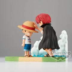 Banpresto ONE PIECE WORLD COLLECTABLE FIGURE LOG STORIES-MONKEY.D.LUFFY&SHANKS