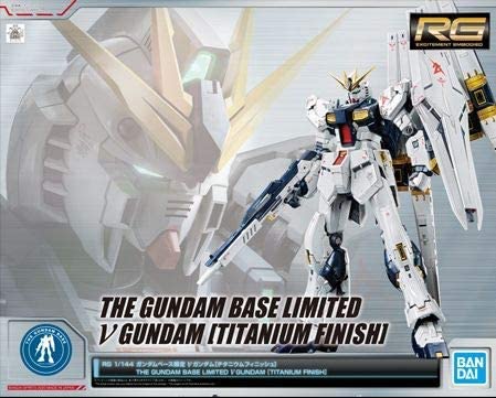 RG 1/144 Gundam Base Limited ν Gundam Titanium Finish Main image