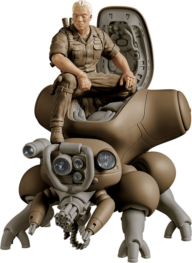 PLAMAX Minimum Factory Ghost in the Shell Manga Edition MF-95 Batou with Fuchikoma 1/20 Scale
