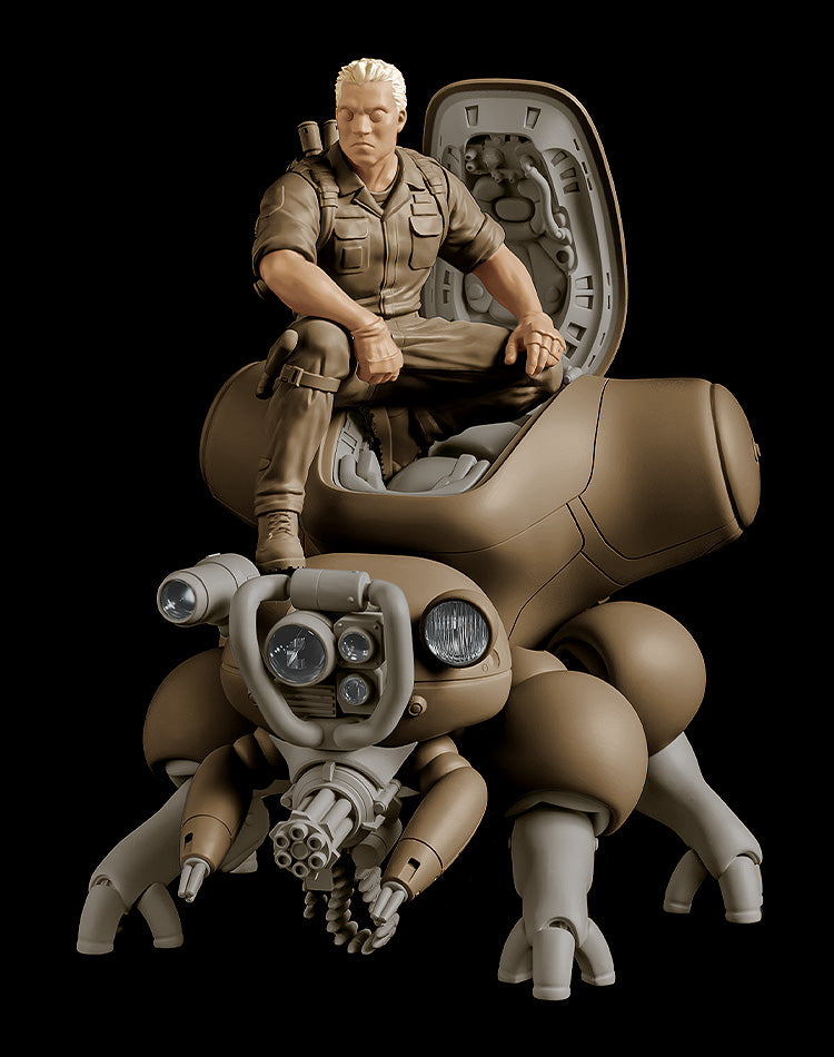 PLAMAX Minimum Factory Ghost in the Shell Manga Edition MF-95 Batou with Fuchikoma 1/20 Scale Secondary image