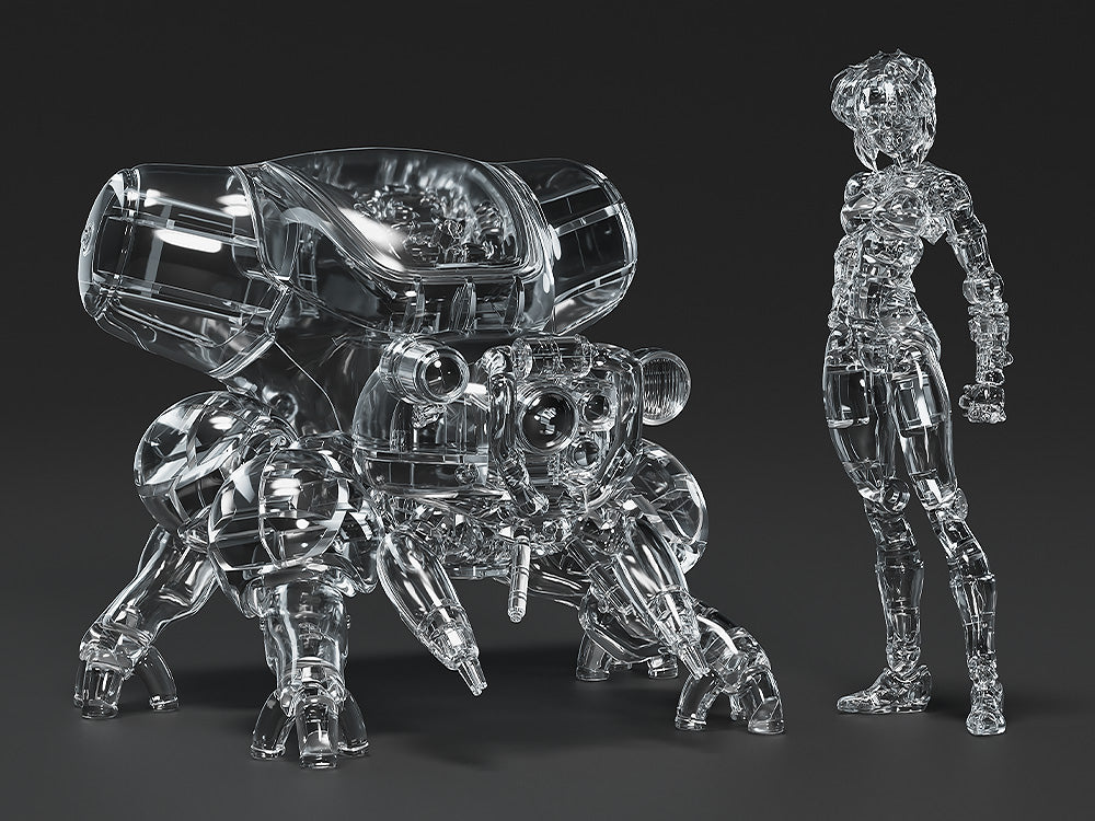 PLAMAX Minimum Factory Ghost in the Shell Manga Edition MF-96 Motoko Kusanagi with Fuchikoma Thermoptic Camouflage Version 1/20 Scale Secondary image