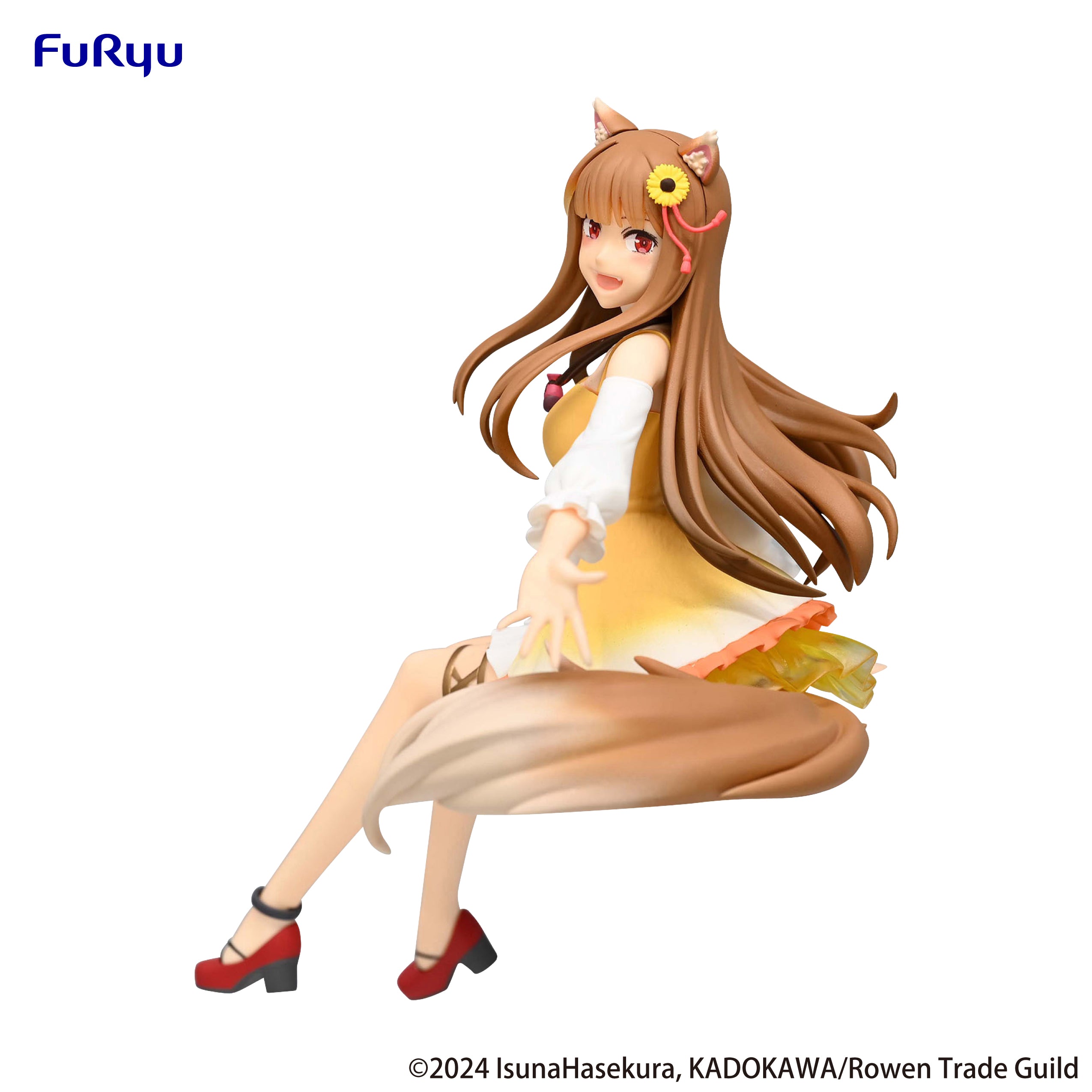 FuRyu Noodle Stopper Spice and Wolf Holo Sunflower Dress Version Main image