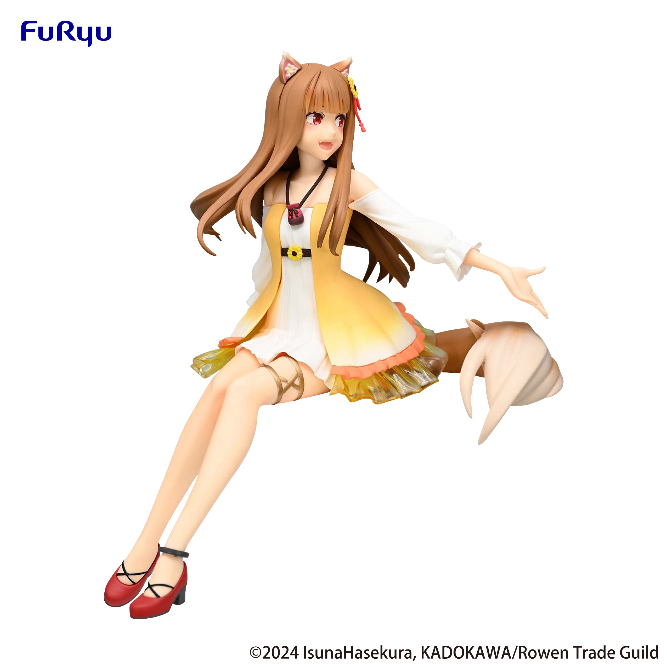 FuRyu Noodle Stopper Spice and Wolf Holo Sunflower Dress Version
