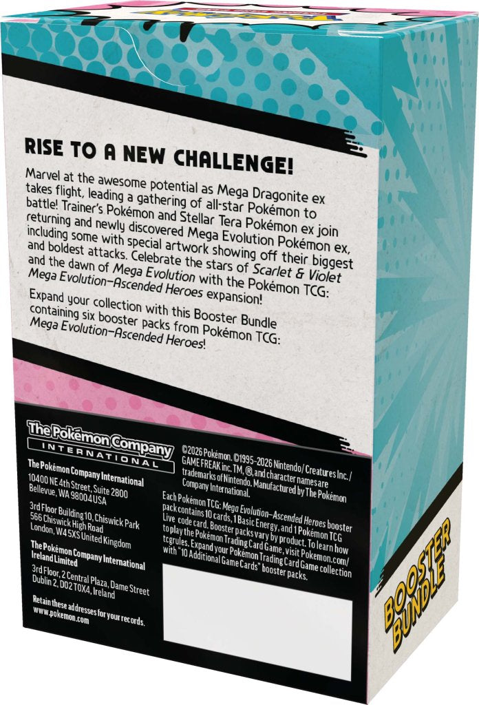 Pokémon TCG: Mega Evolution— Ascended Heroes Booster Bundle Secondary image