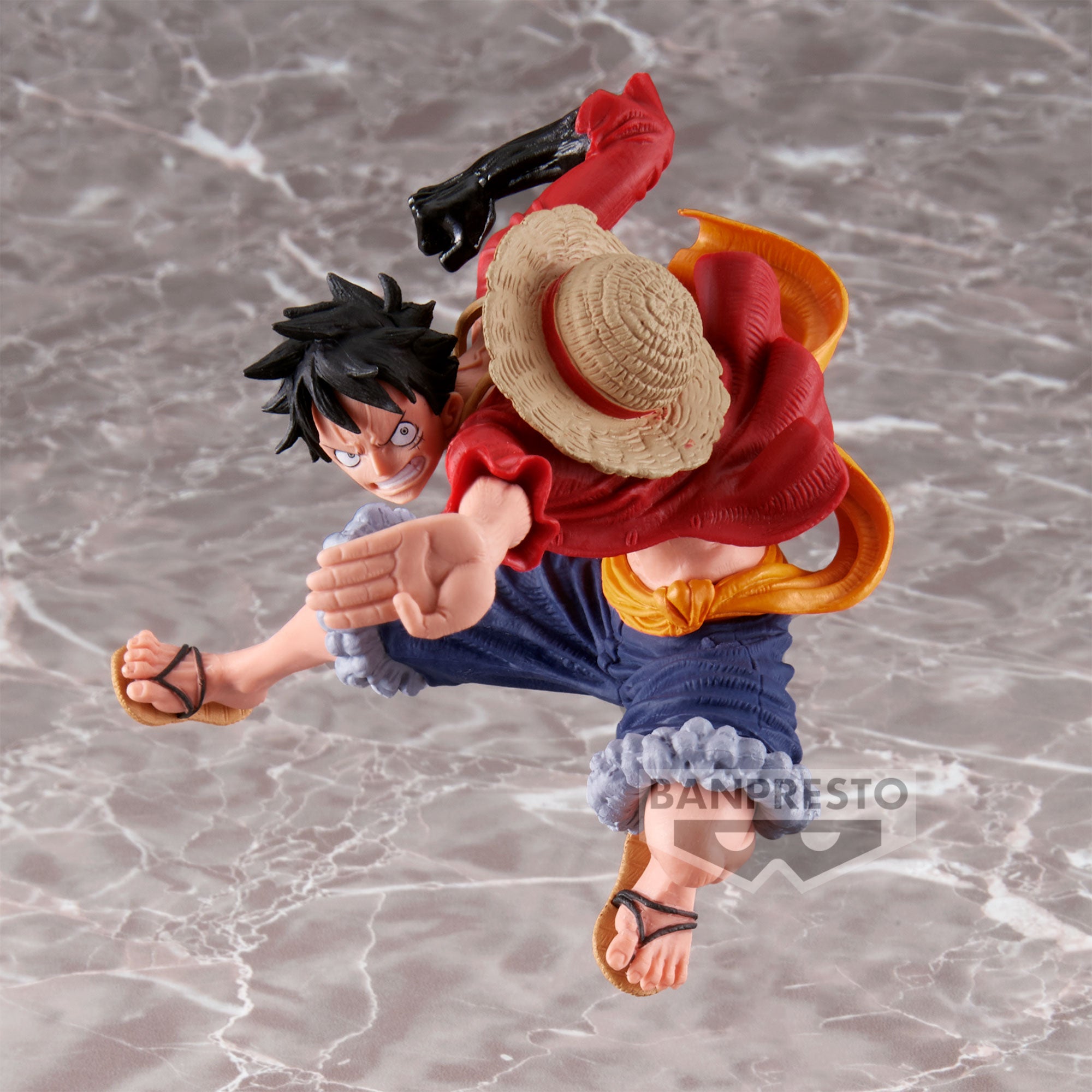 Banpresto Onepiece Scultures Big Banpresto Figure Colosseum 4 Monkey D. Luffy Main image