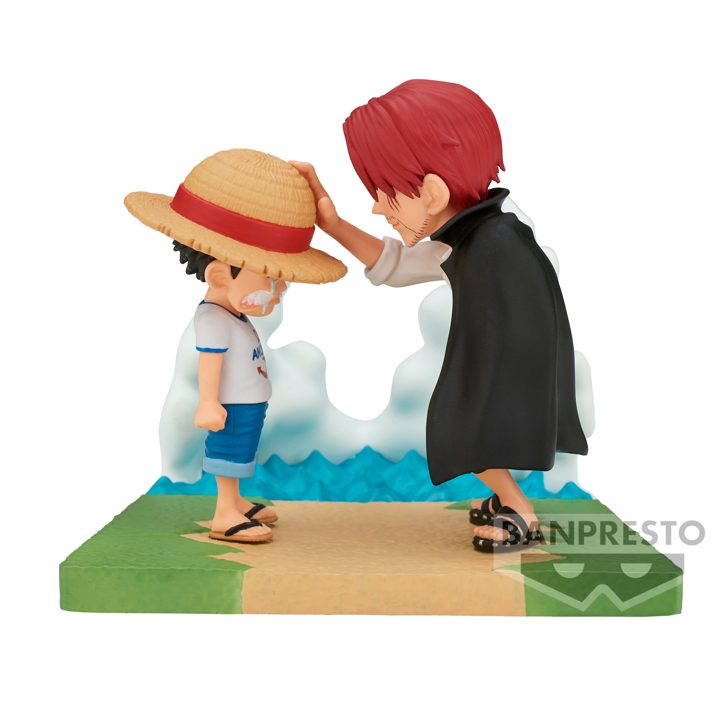 Banpresto ONE PIECE WORLD COLLECTABLE FIGURE LOG STORIES-MONKEY.D.LUFFY&SHANKS Main image