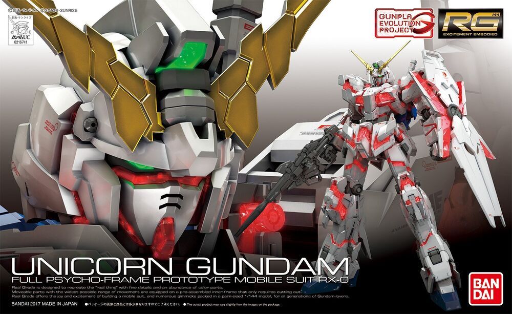Bandai RG 1/144 UNICORN GUNDAM