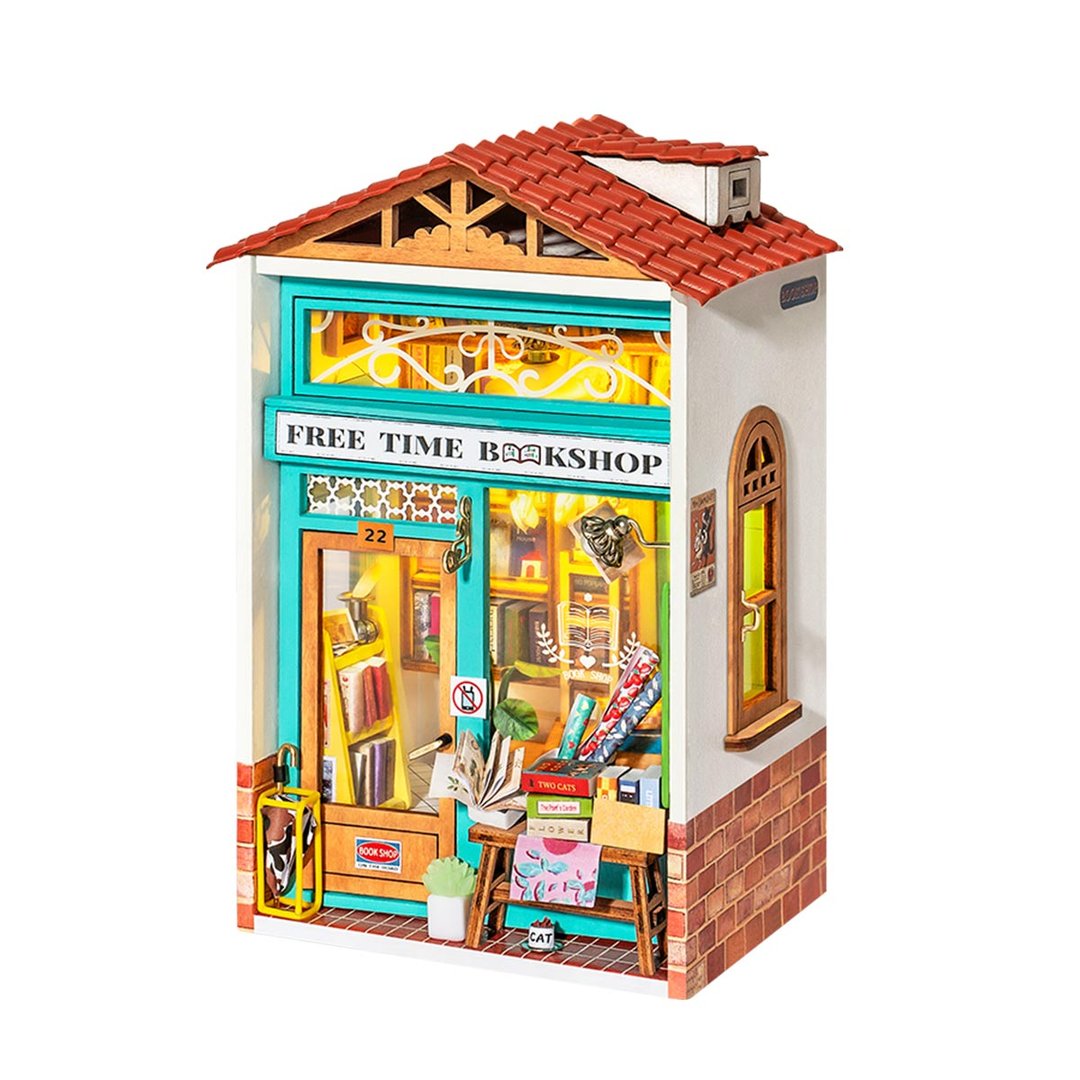 Rolife Diy Mini House Free Time Bookshop Main image
