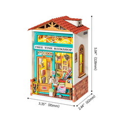 Rolife Diy Mini House Free Time Bookshop