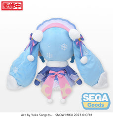 SEGA Fuwapetit Snow Miku 2023 Dodeka Jumbo Plush