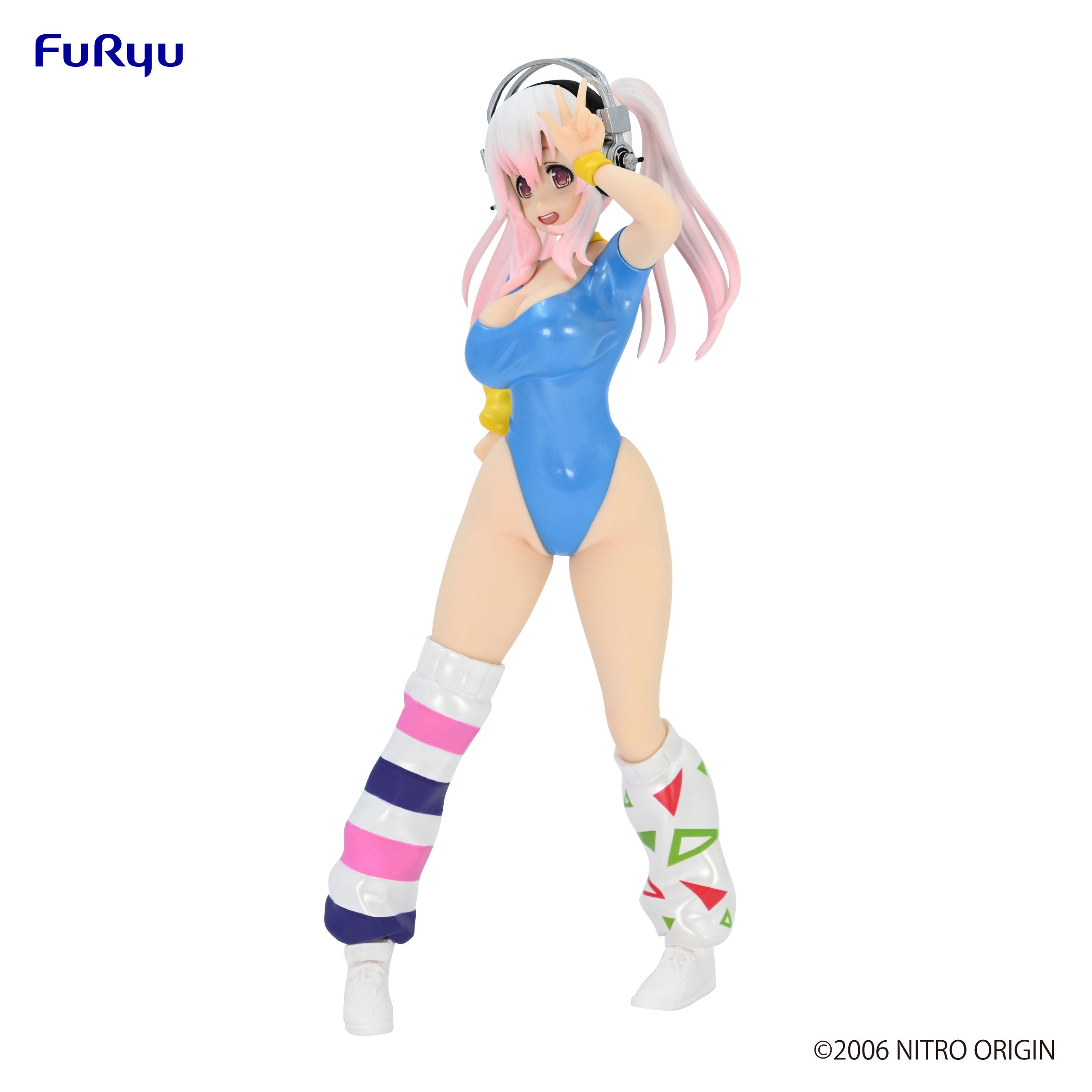 FuRyu Super Sonico Concept Figure 80's Another Color Blue Secondary image