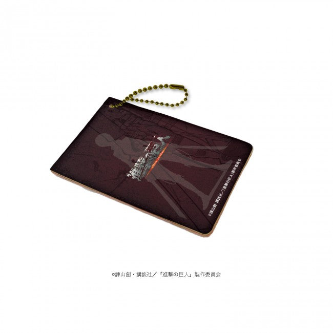 athreeA3 Chara Pass Case Attack on Titan Season 2 02 Eren Silhouette Design Main image