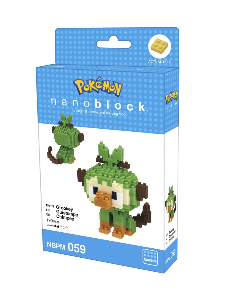 NanoBlock Pokemon GROOKEY Secondary image